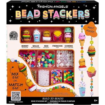 Crayola Stackers Bead 3D Set fast food - 1