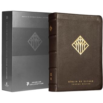 Biblia De Estudo Thomas Nelson - Nvi - Couro Legitimo Marrom - Thomas Nelson - 1