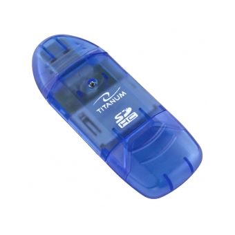 TITANUM TA101B leitor de cartões Azul USB 2.0 - 1