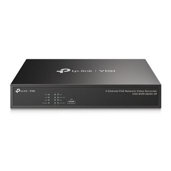 Dvr tp-link vigi 4 channel poe+ network video recorder - viginvr1004h-4p - 1