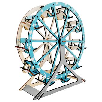 Puzzle 3D HSMY de 62 Peças XD-G001H - Roda Gigante - 1