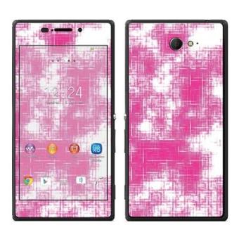 Adesivo Royalsticker Para Sony Xperia M2 (Sticker : Pink Grunge) - 1