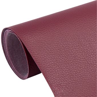 Reparação de couro CO-Phénix |100 x 137cm | vinho tinto - 1