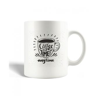 Caneca Maniacase Citation Coffee Time Anytime - 1