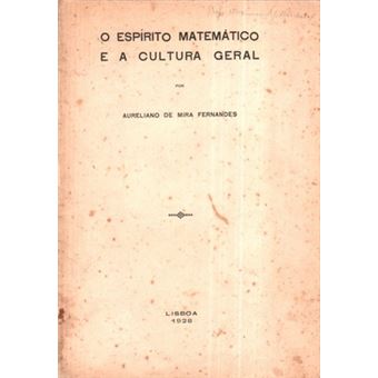 O espírito matemático e a cultura geral. - 1