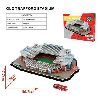 Puzzle 3D Good Deal Old Trafford Stadium | 138 Peças | 30.5 x 23 x 4 cm - 1