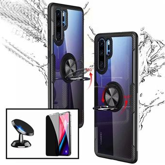 Kit Phonecare | Película 5D Anti-Spy + Capa 3x1 Clear Armor + Suporte Magnético Carro para Huawei Mate 20 Lite - 1