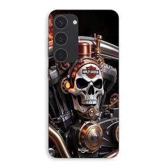 Capa Maniacase para Samsung Galaxy S23 | Harley Davidson Caveira mecânica - 1