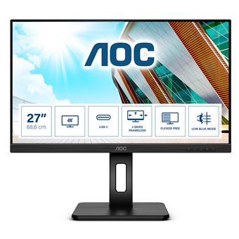 Monitor AOC U27P2CA | LED | 4K UHD | 4 ms | 60 Hz | 27" | F - 1