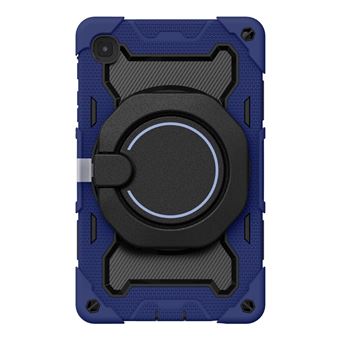 Capa e Tpu magunivers Almofada de Quatro Cantos com Muleta Giratória 360° Azul Marinho para Samsung Galaxy Tab A7 Lite 8.7-'' Sm-T225 - 1