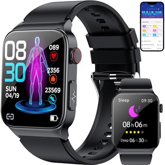 Smartwatch CHRONUS | 1,83" | Monitor FC e Oxigênio | 100+ Atividades | Preto - 1