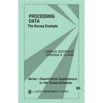 Processing Data - The Survey Example - Paperback - 1992 - 1