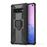 Capa Magunivers de TPU Estilo Guerreiro Preto com Suporte de Anel para Samsung Galaxy S10_0