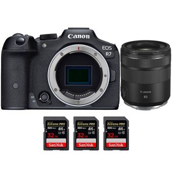 Canon EOS R7 + RF 85mm F2 Macro IS STM + 3 SanDisk 32GB Extreme PRO UHS-II SDXC 300 MB/s + PDF 15 Técnicas para Melhorar as suas Fotografias - 1