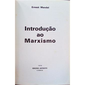 Introdução ao marxismo. - 1