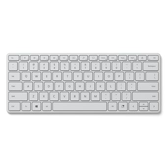 Teclado Wireless Microsoft Designer Compact | Idioma: Alemão | Branco - 1
