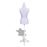 Busto Manequim Senhora vidaXL branco_3