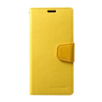Capa Magunivers PU diário de sonata amarelo para Samsung Galaxy S10