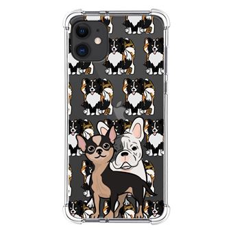 Capa Tumundosmartphone de silicone anti-choque para iPhone 11 (6.1) design Cães 05 Desenhos - 1