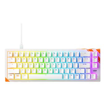 Teclado Gaming com Fios CHERRY K5 PRO TMR COMPACT | Idioma: Inglês US | Laranja, Branco - 1