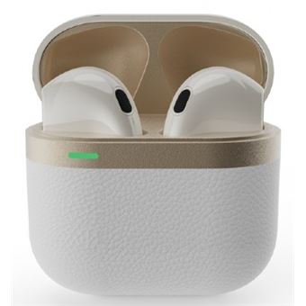 Auriculares Bluetooth Gembird TWS-02-W | Dourado, Branco - 1