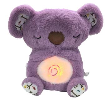 Peluche Coala SZSMART HXBTKL1 com Luz de Respiração e Música | Violeta - 1