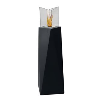 Lareira a Bioetanol TecnoAir System Nairobi | 1500W | 1.2L | Efeito Chama Espiral | Preto - 1