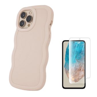 Capa SweetCandy + Película ClearGel CapaSmart para Samsung Galaxy A55 | Beje - 1