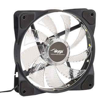 Ventoinha Akyga AW-12D-LED | Preto - 1