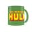Caneca SD Toys Hulk Logo Green Purpple Marvel Comics_0