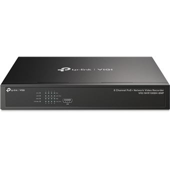 Dvr tp-link vigi 8 channel poe+ network video recorder (poe high power budget)- viginvr1008h-8mp - 1