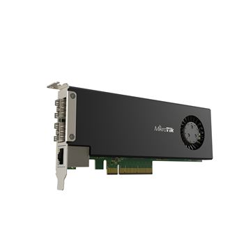 Cartão de Rede Mikrotik CCR2004-1G-2XS-PCIe - 1
