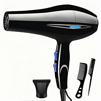 Secador de Cabelo V-REEL QT12 | Doméstico com Bocal | Preto - 1