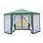 Tenda de Jardim Outsunny com Rede Mosquiteira Verde Poliéster 390 x 250 cm_2