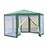 Tenda de Jardim Outsunny com Rede Mosquiteira Verde Poliéster 390 x 250 cm_3