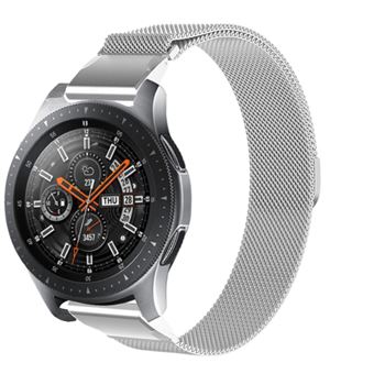 Bracelete Milanese Loop Antiimpacto Para Garmin Fenix 5 Plus Prata - 1