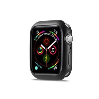 Capa de Silicone CO-Phénix com Protetor de Ecrã para Apple Watch Series 6 / SE 44 mm - Preto - 1