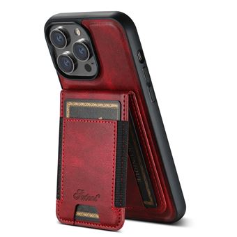 Capa com Slot Magnético MagSafe, Suporte e Carregamento Sem Fio H17 V-REEL para Google Pixel 10/10 Pro - Vermelho - 1