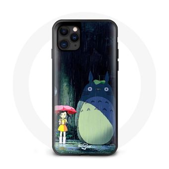 Capa Maniacase para Iphone 11 Pro Meu Vizinho Totoro Mei Satsuki Kanta Criatura Maravilhosa Chuva Noite Gato- Ônibus Mágico - 1