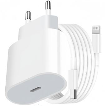 Kit V-REEL Carregador Type C 20W PD + 1m Cabo Type C - Lightning para iPhone/iPad | Carregamento Rápido | Certificado MFi | Branco - 1