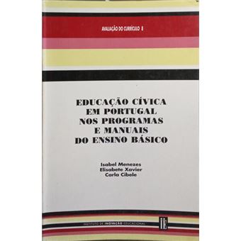 Educação cívica em portugal nos programas e manuais do ensino básico. - 1