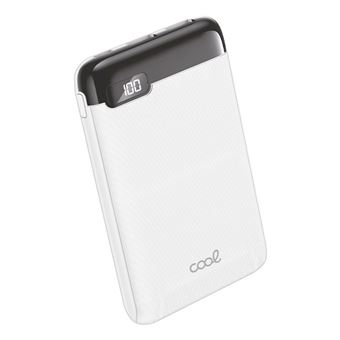 Power Bank COOL Accesorios 8434847069609 | 5000 mAh | Branco - 1