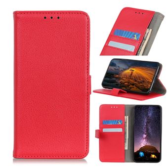Capa Magunivers | PU + TPU superfície de lichia Vermelho para Xiaomi Mi Note 10/Mi CC9 Pro