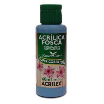Tinta Acrílica Fosca Acrilex | Azul Bali 03560921 | 60ml - 1