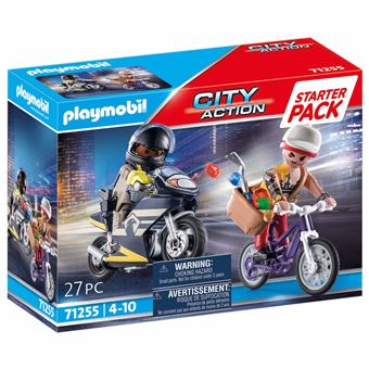 City Action Starter Pack Forças Especiais E Ladrão Playmobil - 1