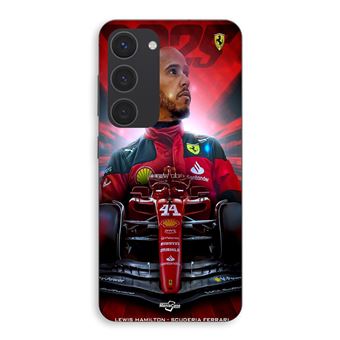 Capa Maniacase para Samsung Galaxy S23 Plus | Lewis Hamilton Ferrari oficial - 1