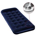 Colchão Insuflável Ondulado Bestway Bomba de Pé 185x76x28cm 67223