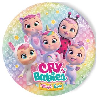 Pratos em Papel para Festa Cry Babies | 8 Unidades | 23 cm - 1