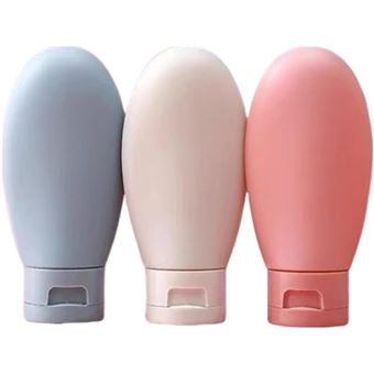 Conjunto de 3 Garrafas de Silicone para Viagem Orysin - 1