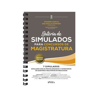 Bateria De Simulados Para Concursos De Magistratura - 1 Ed - 2023 - 1